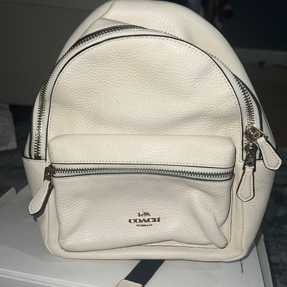 Charlie Mini Backpack Chalk